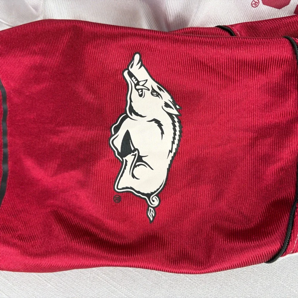 Nike Arkansas Razorbacks Jersey Youth Medium 12/14 #15 White Red Football